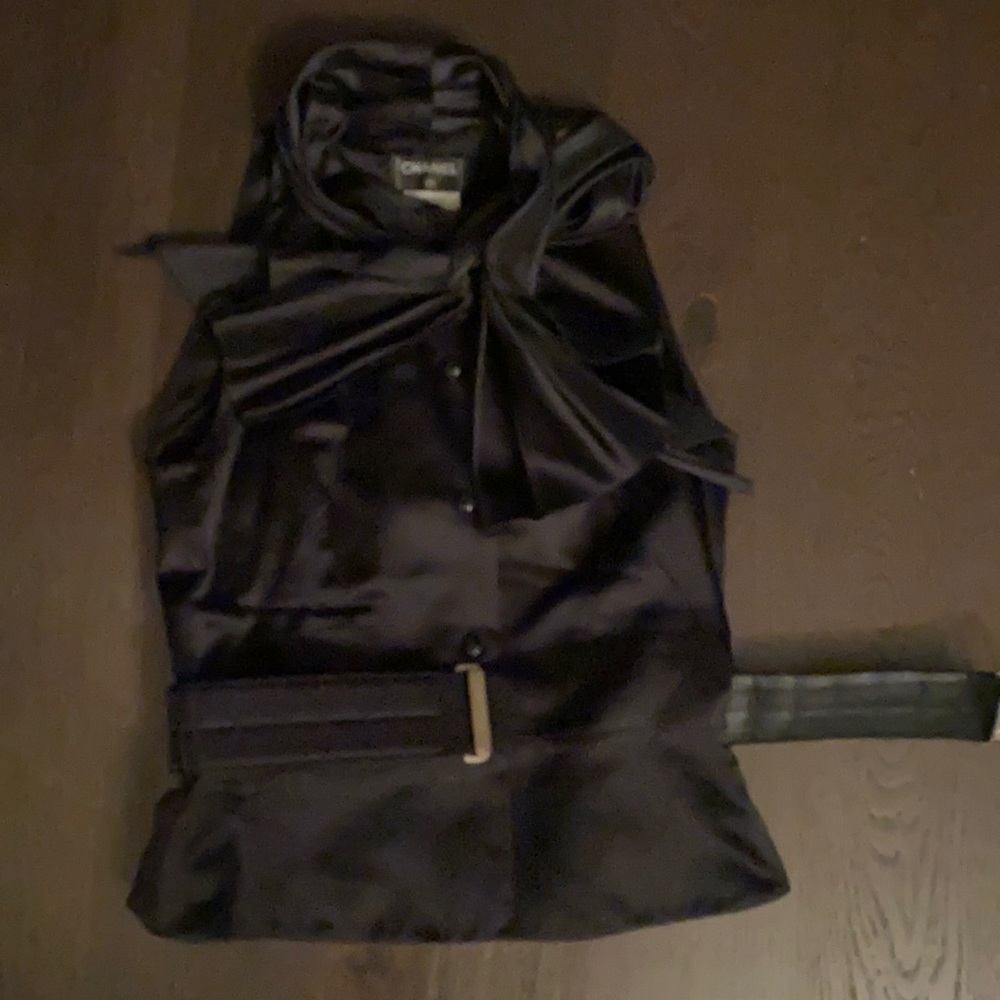 Chanel top with belt